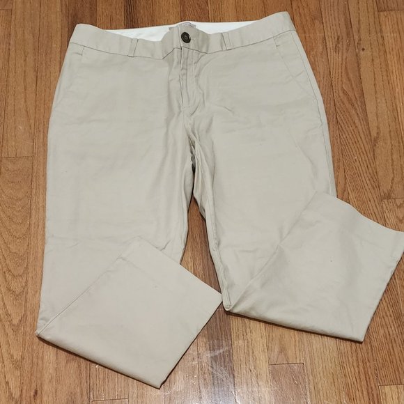 Banana Republic Tan Hampton Pant Size 14 - Picture 2 of 8